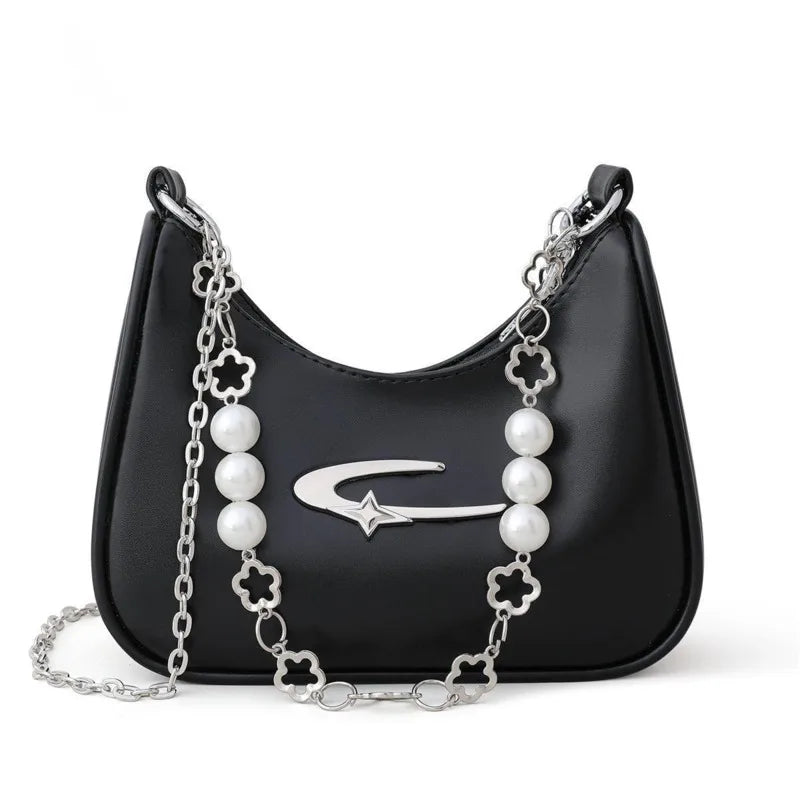 Fashion Silver Zippper Bag For Women