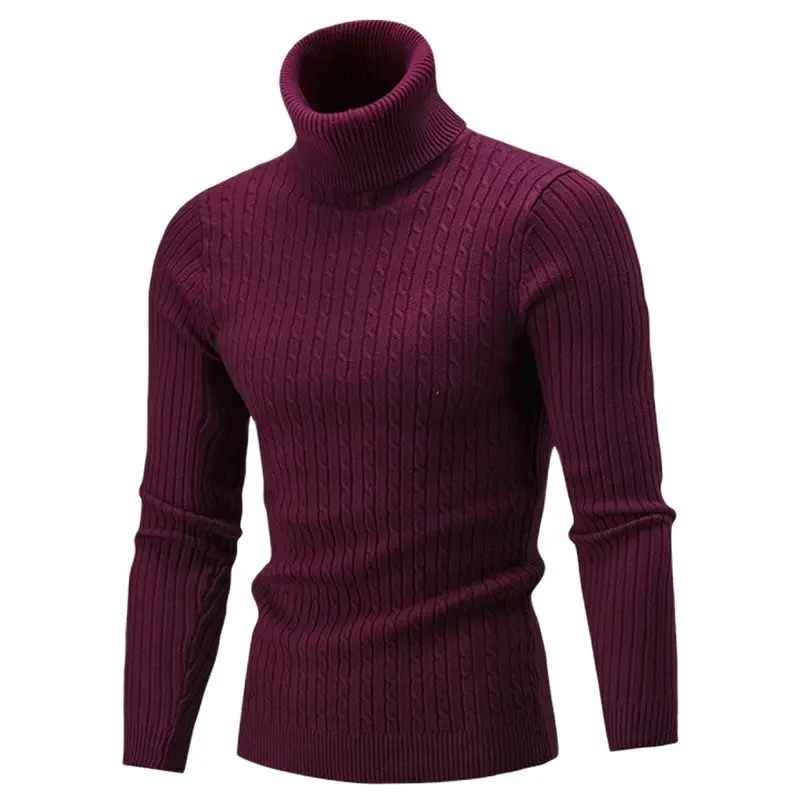 Winter Men's Turtleneck Sweater Men's