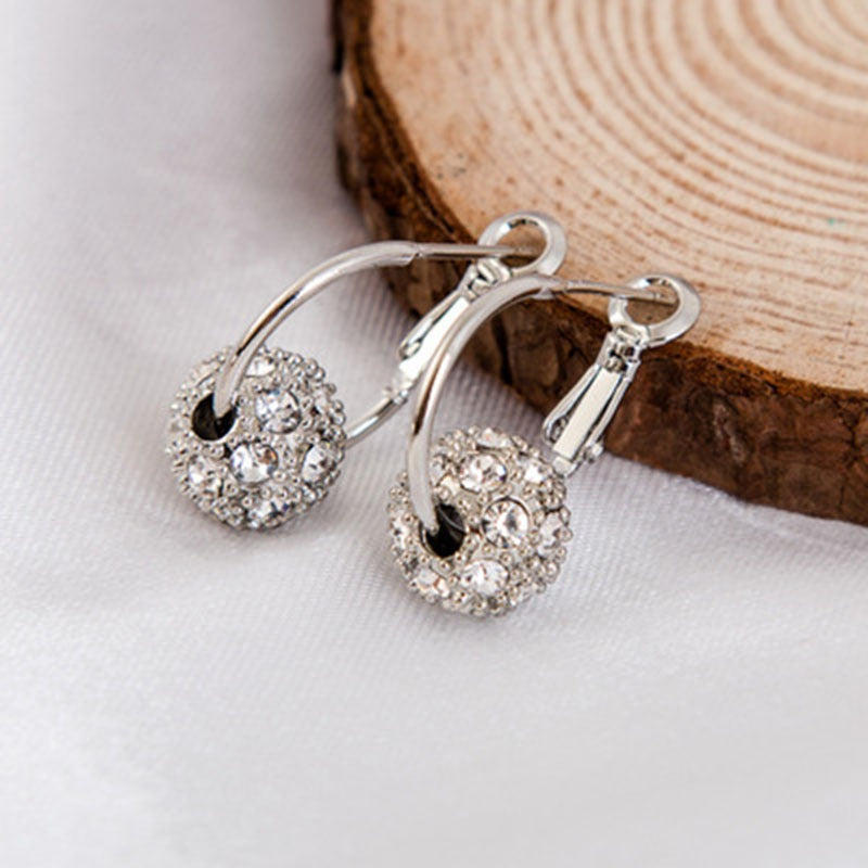 Jewelry Trend Earrings Zircon Pendant Earrings Shiny Earrings for Women's