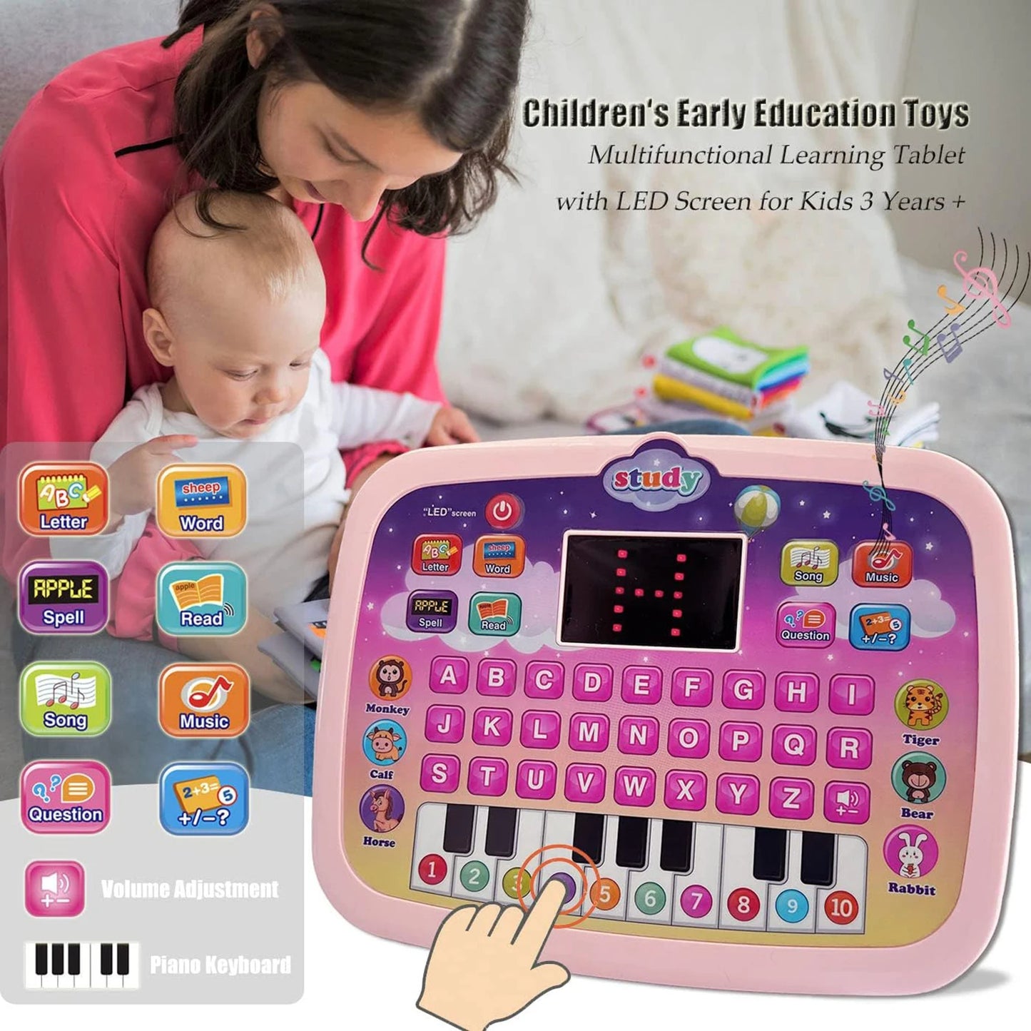 Kids Tablet Toy Smart Pad Educational