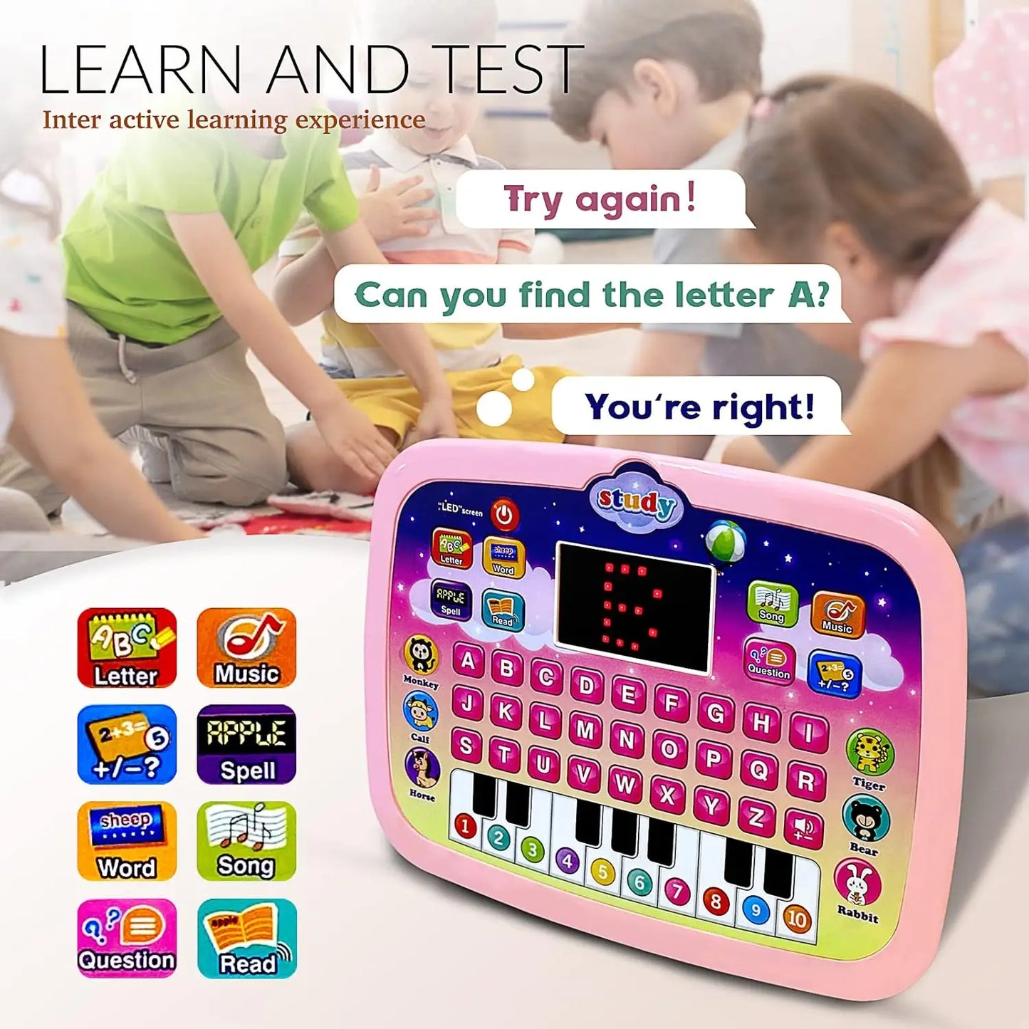 Kids Tablet Toy Smart Pad Educational