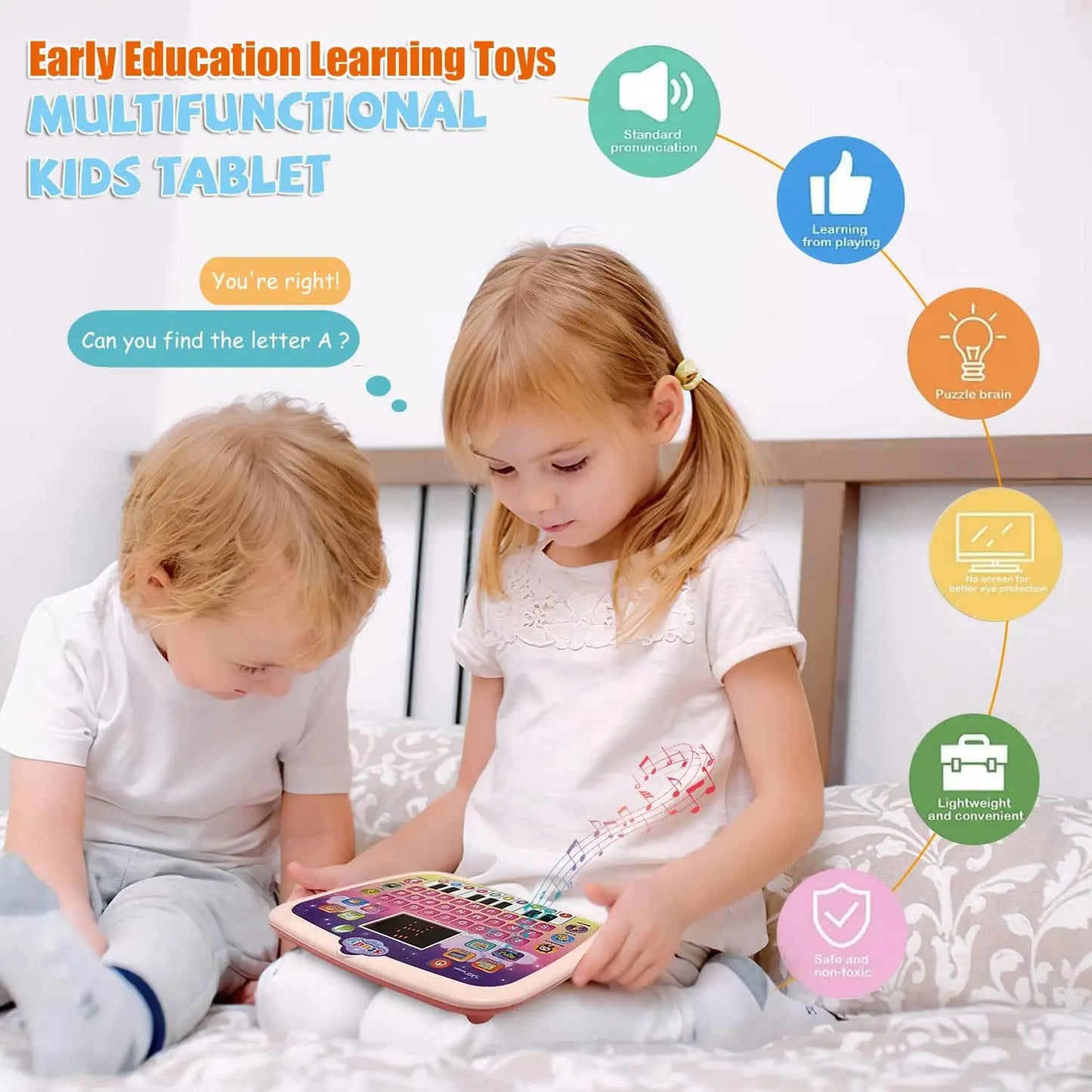 Kids Tablet Toy Smart Pad Educational