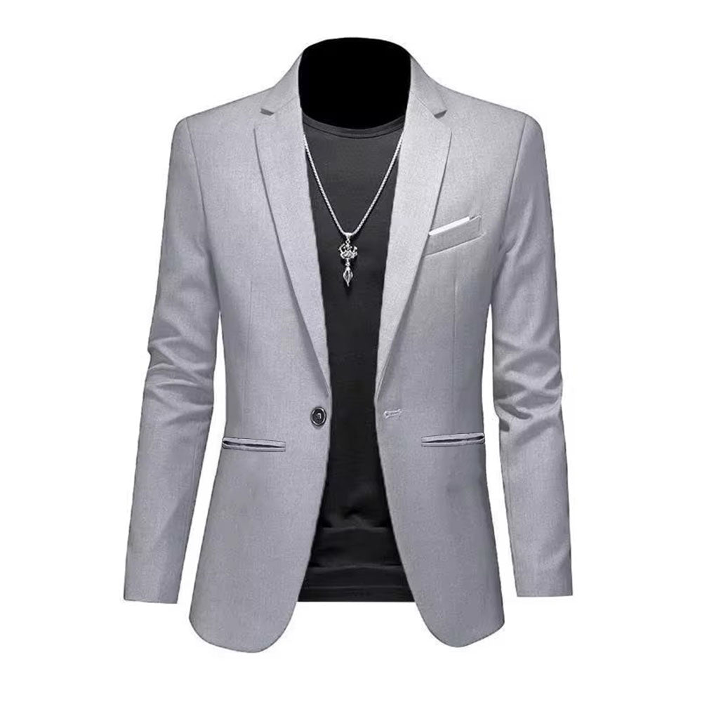 Men's' Trendy Light Luxury Suit Jacket Autumn Slim Fit