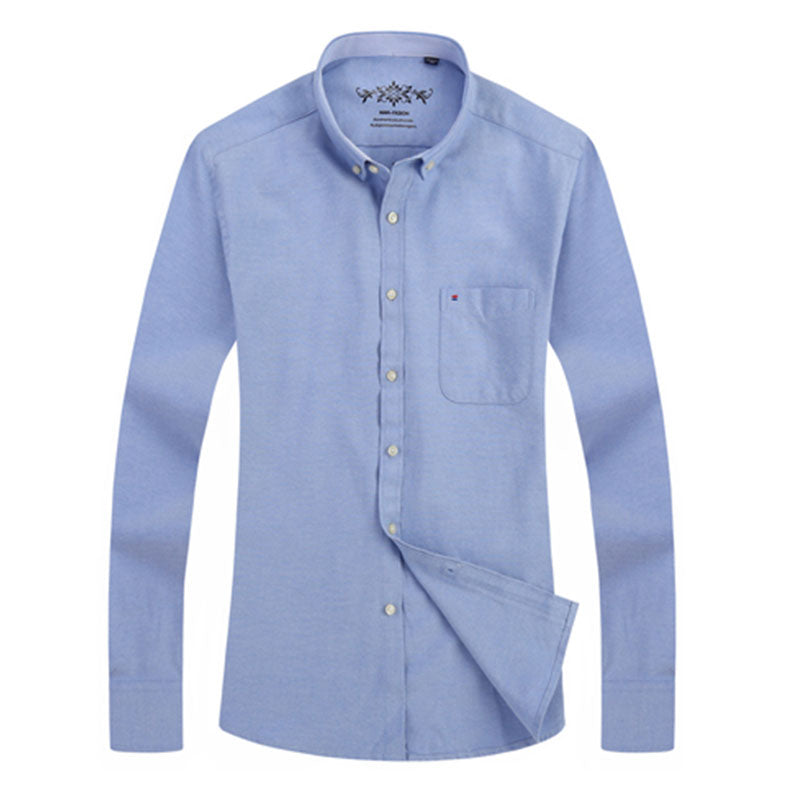 Oxford woven men's shirt long sleeve